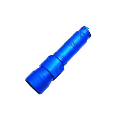Turret Bubut CNC Turning Aluminium 6061 Lampu Laser Perumahan Senter Shell