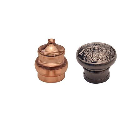 Zinc Alloy Anodizing Perawatan Permukaan Tutup Botol Parfum Die Casting