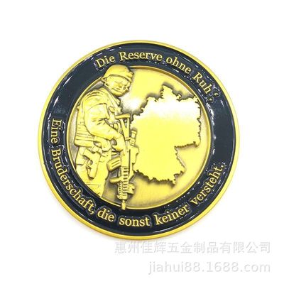 Koin Peringatan Paduan Seng Die Casting Dua Sisi