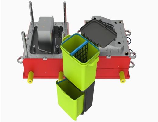 100L 120L 240L 660L 1100L Plastic Dustbin Trash Can Waste Bin Trash Bin Bucket Injeksi bekas bekas cetakan