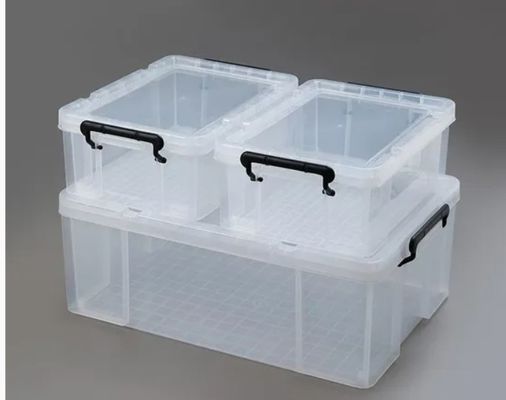 Kotak cetakan untuk resin kustom Plastik alat penyimpanan tumpukan transparan penyimpanan Injeksi cetakan